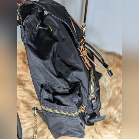 Burberry Nylon Rucksack Backpack Black Drawstring Bag - Picture 5 of 10